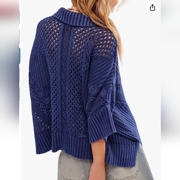 **SOLD** FREE PEOPLE To The Point Polo NWT - MEDIUM - Picture 3 of 7